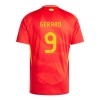 Virallinen Fanipaita Espanja Gerard Moreno 9 Kotipelipaita Euro 2024 - Miesten